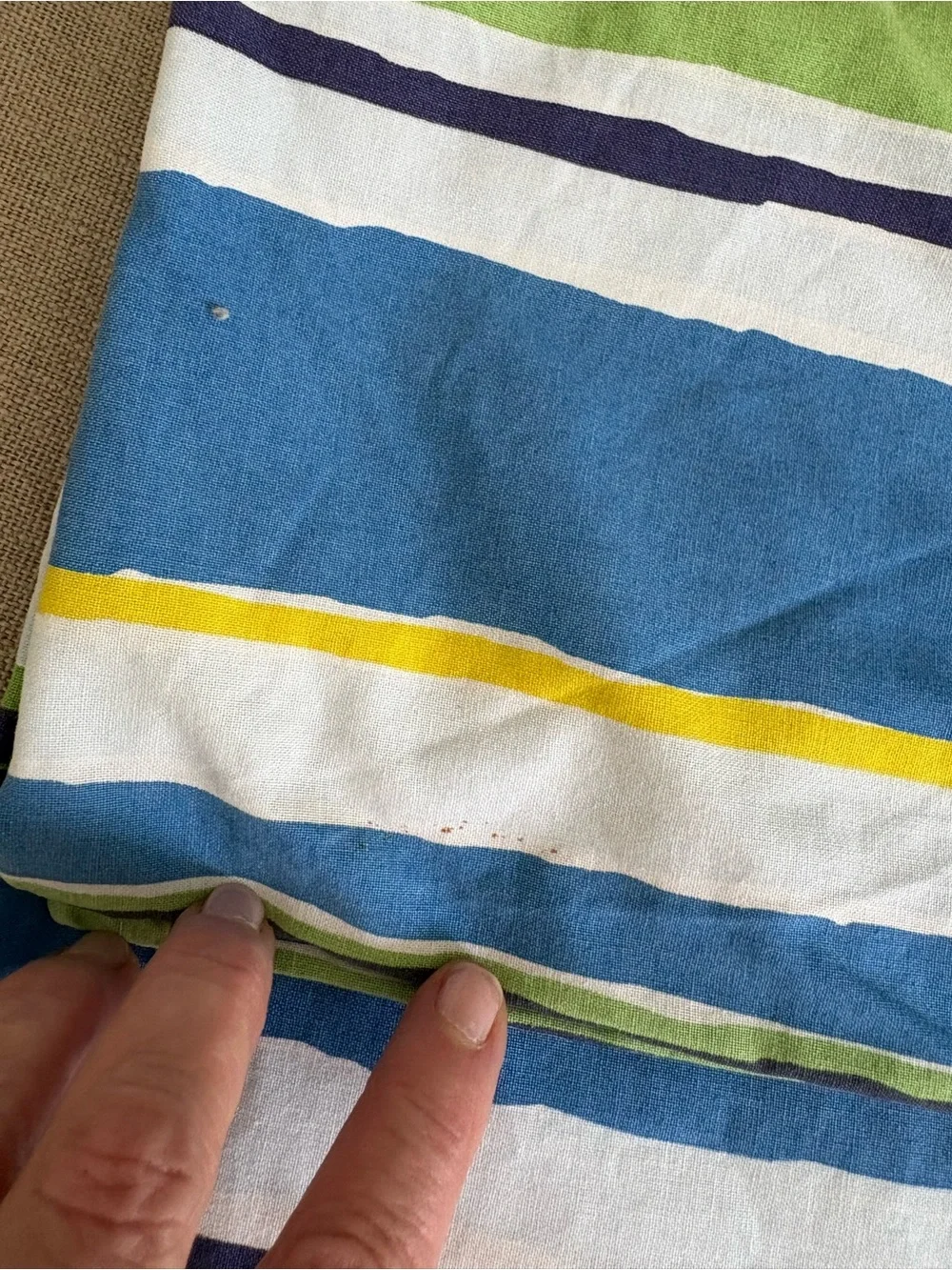 Marimekko Light Blue & White Cushion Cover